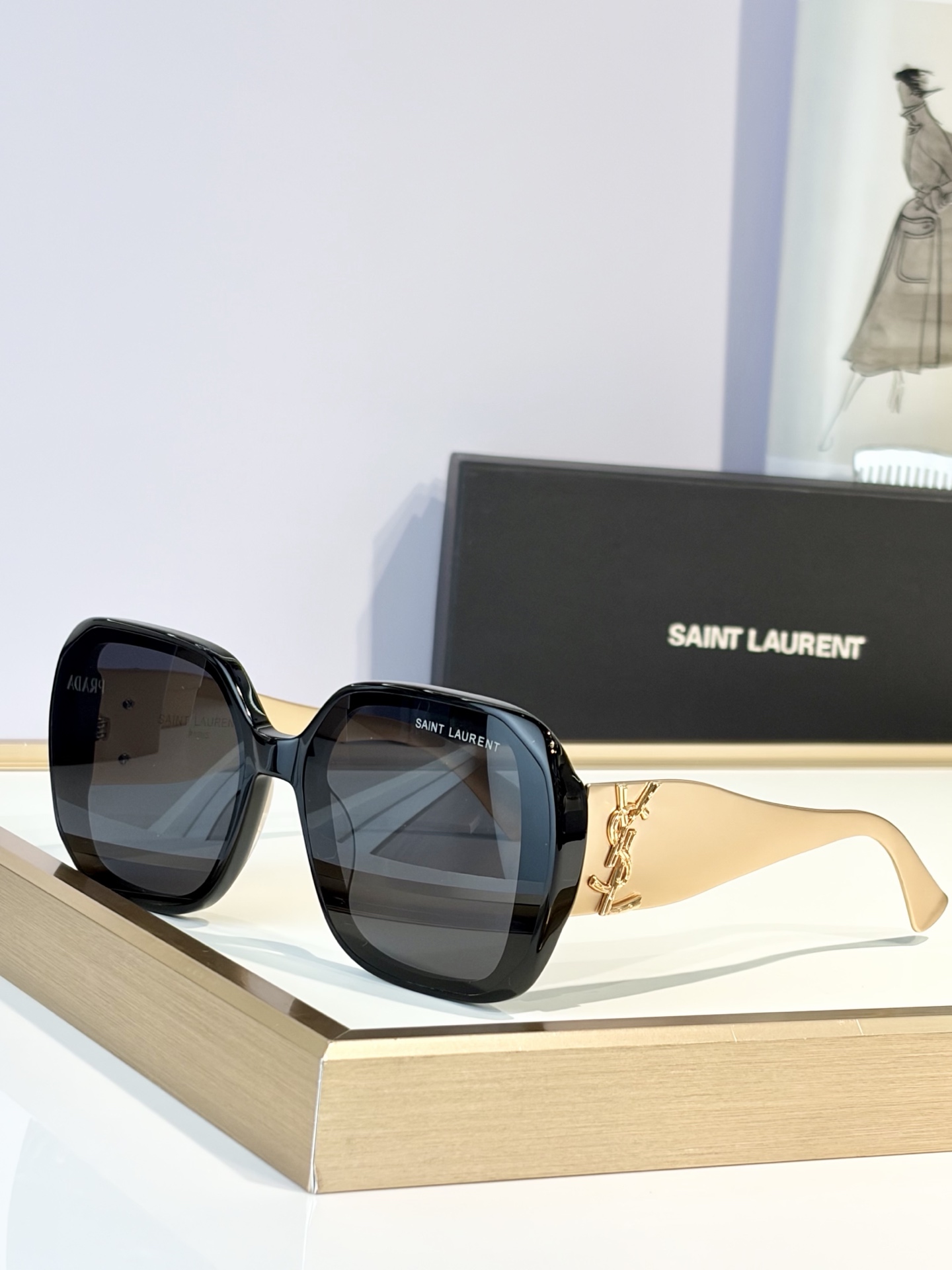 SAINT LAUREN*MODEL：SL M1722SIZE：53口22-145
