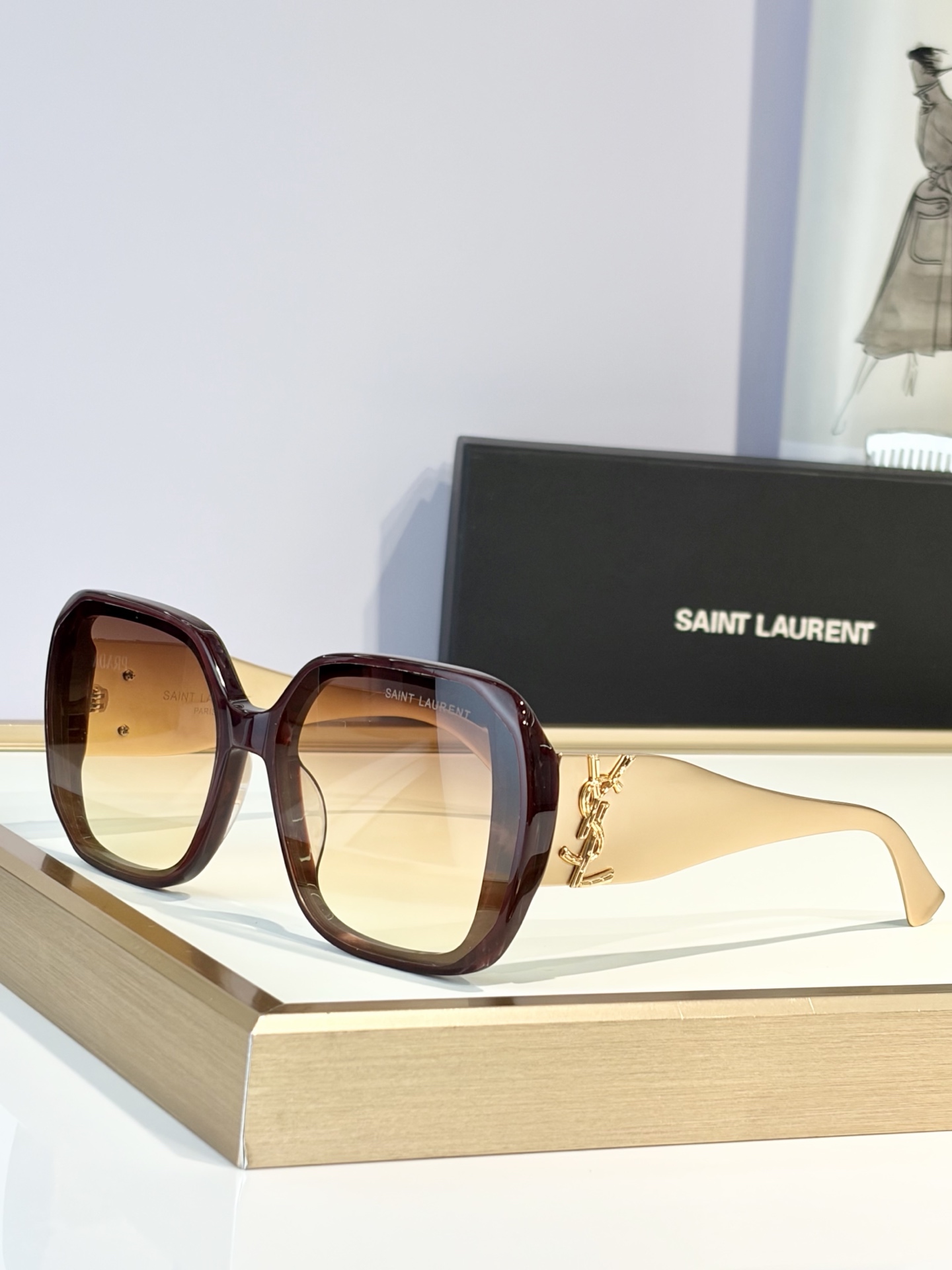 SAINT LAUREN*MODEL：SL M1722SIZE：53口22-145