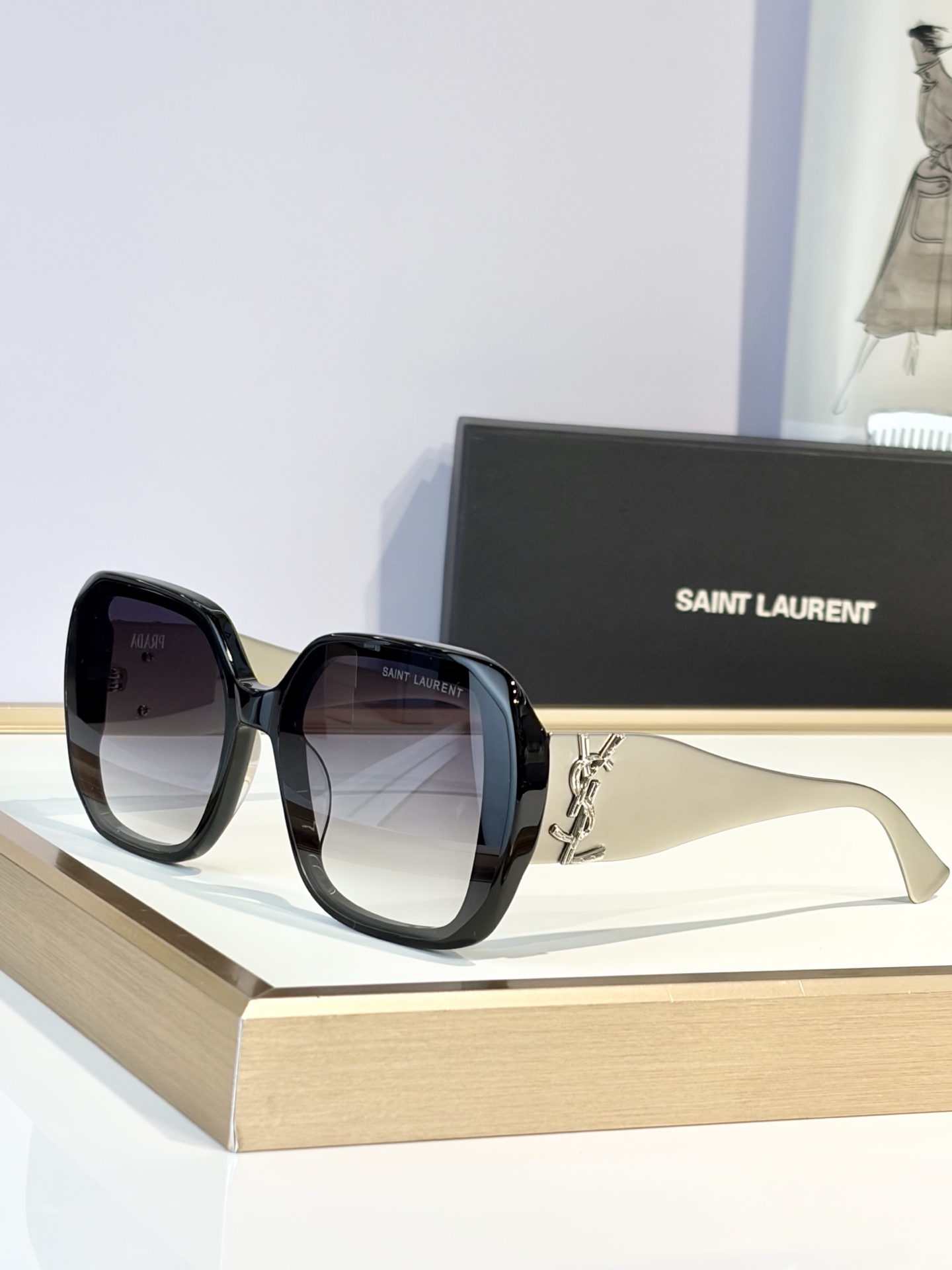 SAINT LAUREN*MODEL：SL M1722SIZE：53口22-145