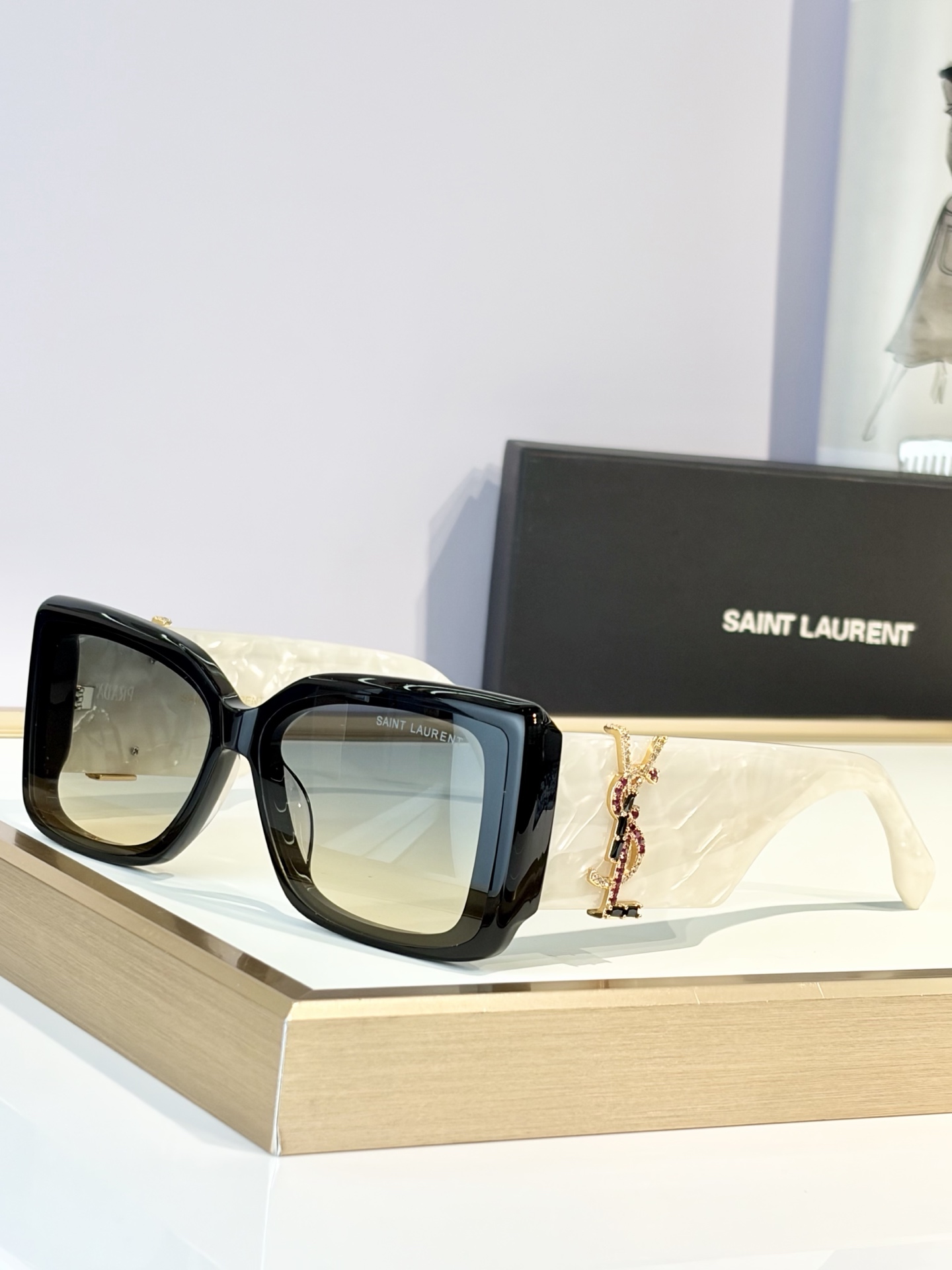 SAINT LAUREN*MODEL：SL M1715SIZE：55口18-145
