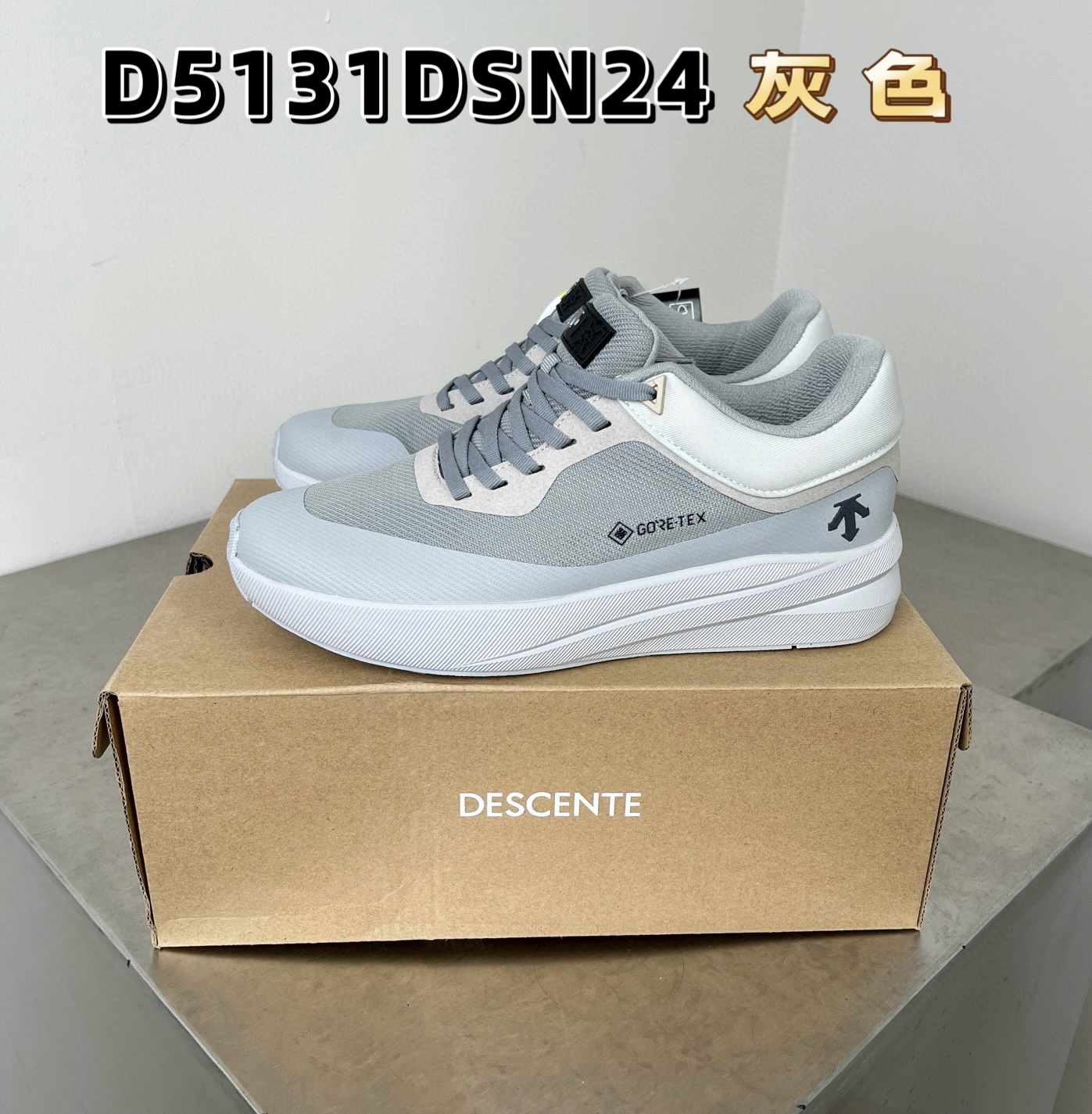 NO:352104,New Descente GORE-TEX Fashion Comfortable Versatile Anti-slip and wear-resistant Low-top Life casual shoes Men's model 39-45,19860909上新 迪桑特DESCENTE GORE-TEX 时尚 舒适 百搭 防滑耐磨 低帮 生活休闲鞋 男款39-45,,Men's shoes