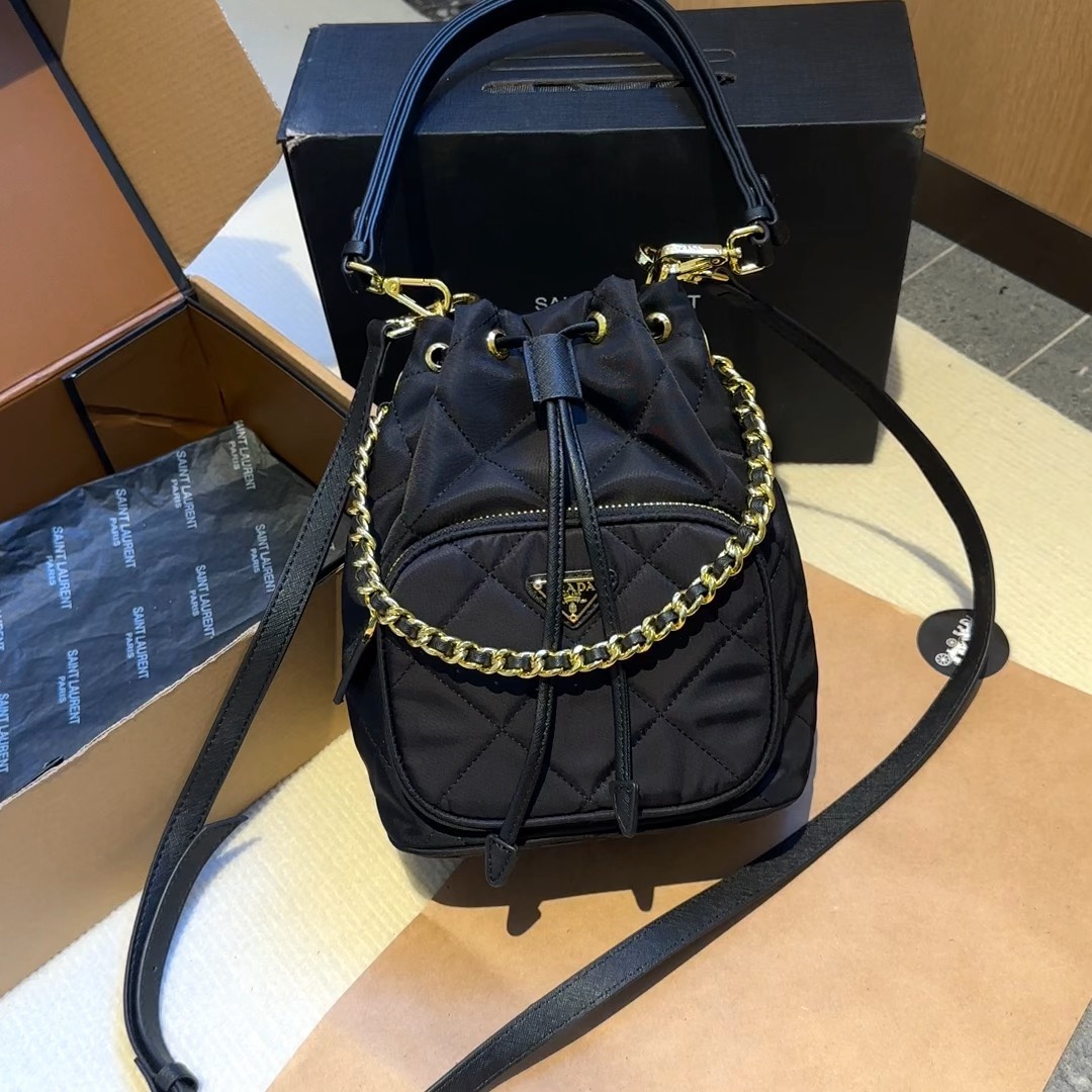 Prada Bucket Bags Nylon