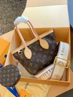 Louis Vuitton LV Neverfull Bags Handbags Weave