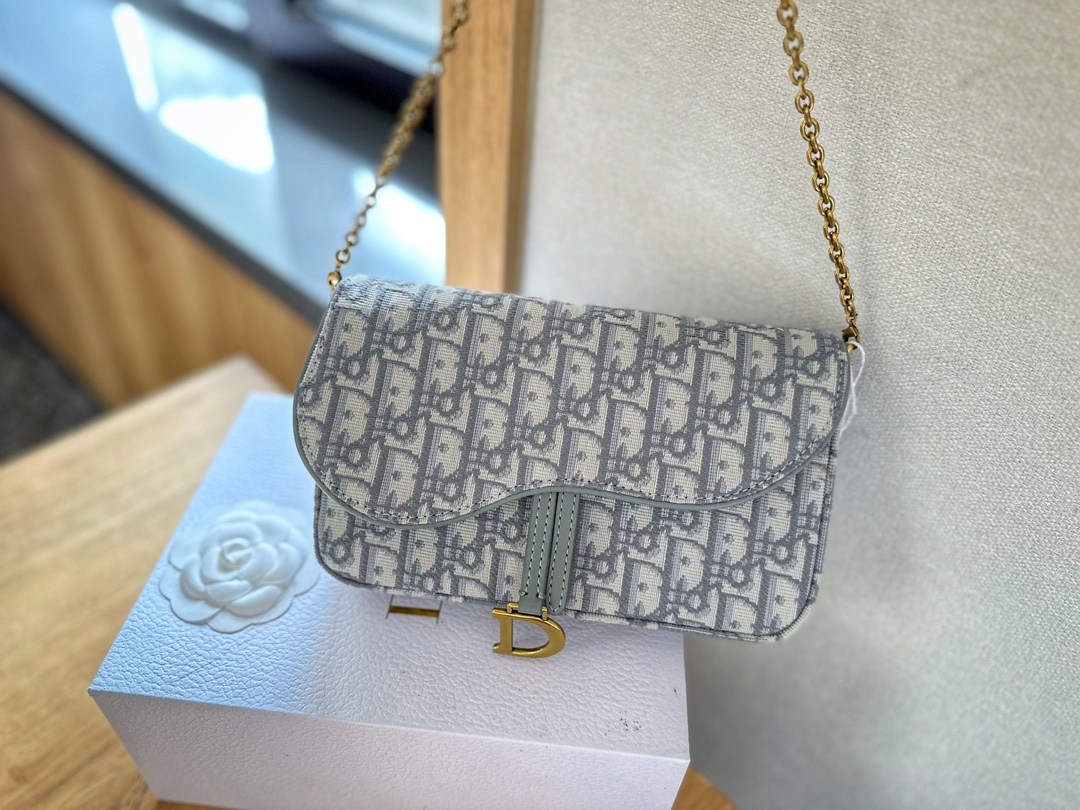 CHANEL On the Road Coco Mark Tote Bag Shoulder Bag Light Gray