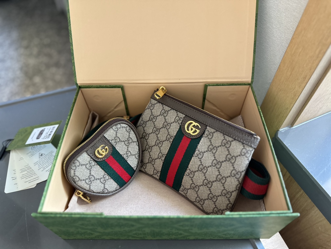 Gucci Torby na pasku & saszetki Torby typu crossbody i na ramię AAAA dostosuj
 Unisex Koperta