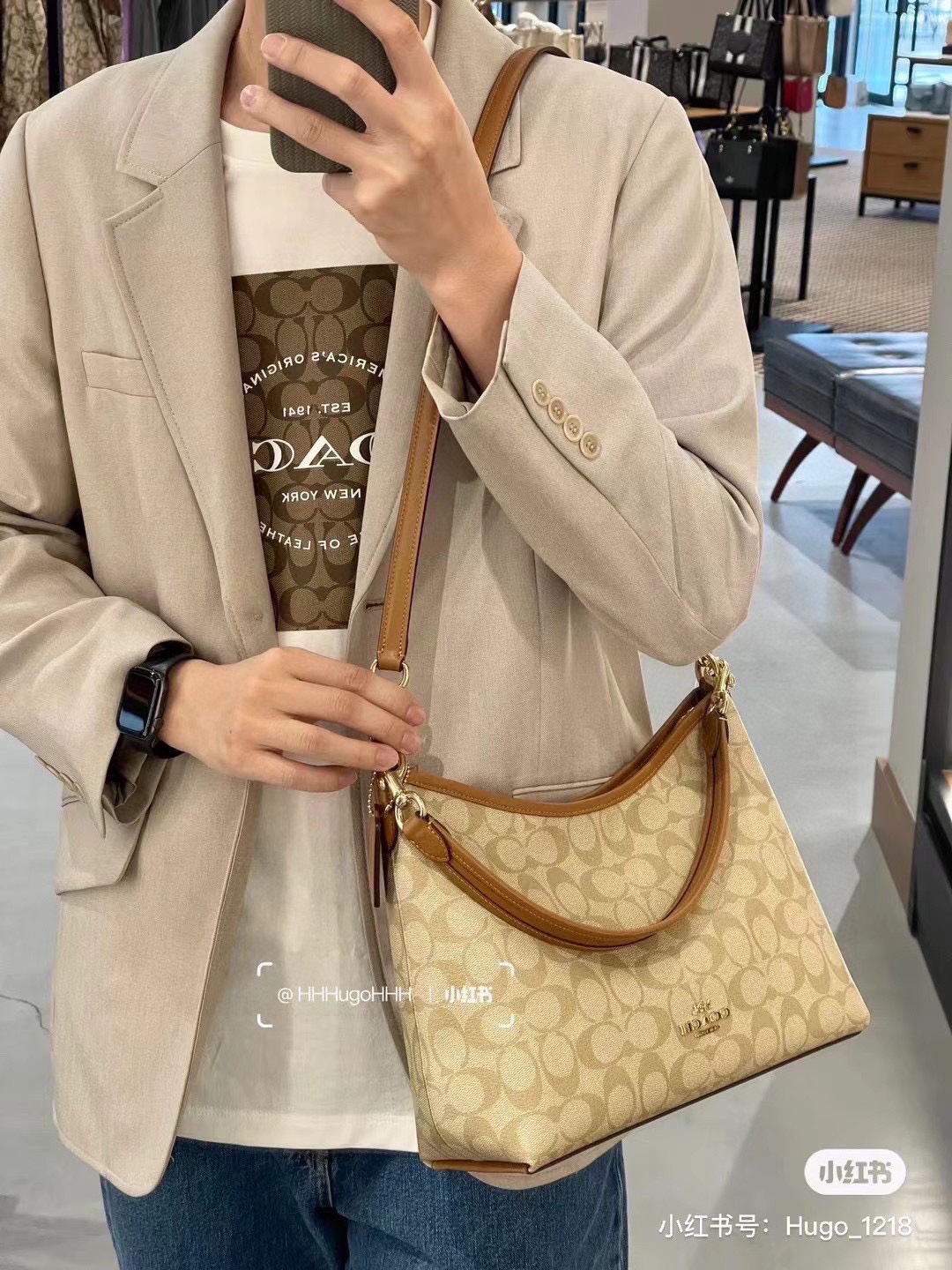 Coach Crossbody & Shoulder Bags Best Quality Fake
 Milk Tea Color Summer Collection