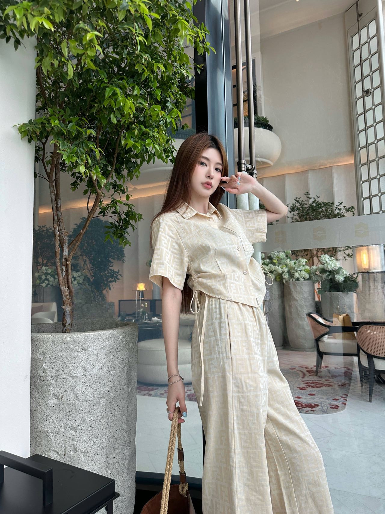 Fendi Women's Co-ord Set: Classic, Chic, and Effortlessly Stylish 4 i1746964831584 8616 0 3