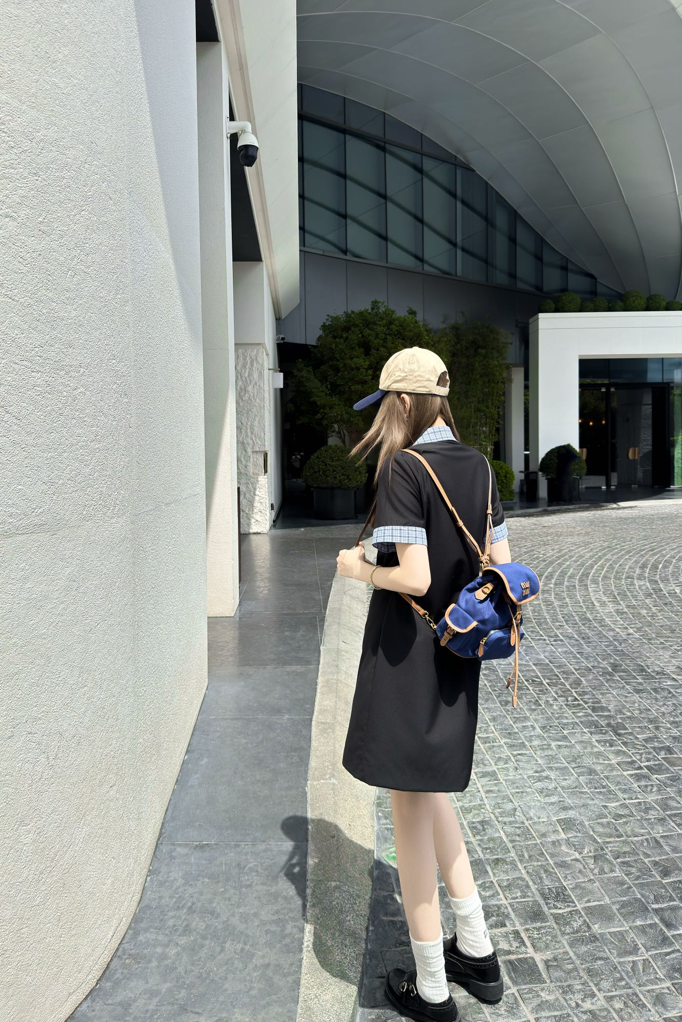 Miu Miu 2025SS Black Shirt Dress - Imported Fabric, Delicate Details 6 i1747058406438 4537 0 5