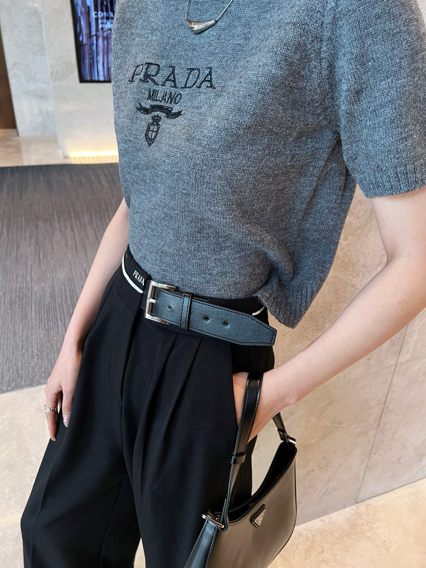 Elegant Wide Leg Wool Pants with Logo Waistband for Versatile Styling 4 i1747837232332 5035 0 3
