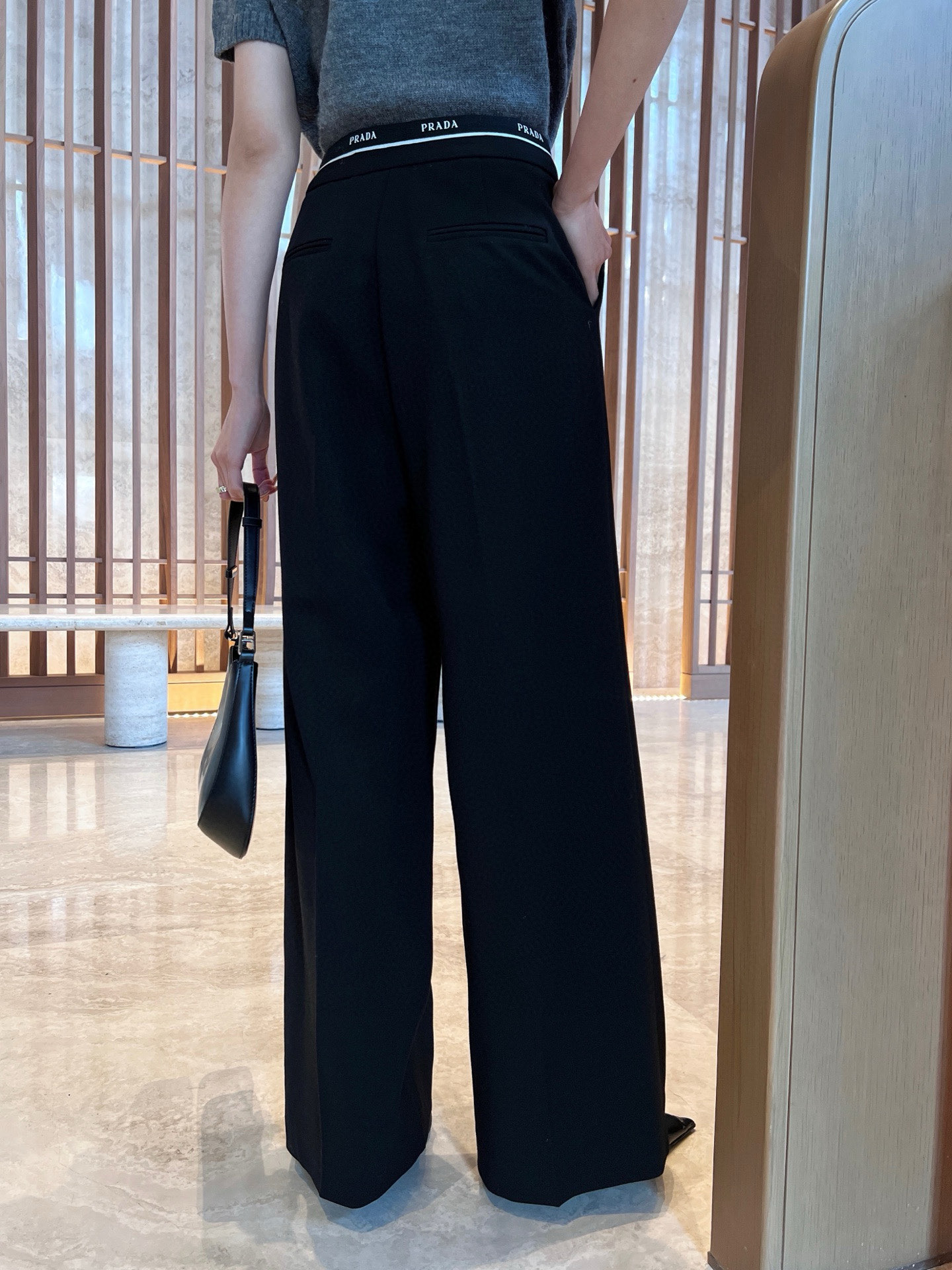 Elegant Wide Leg Wool Pants with Logo Waistband for Versatile Styling 5 i1747837233356 9314 0 4