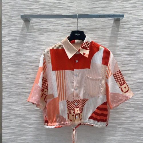 Fendi 2025SS Patchwork Silk Blend Set - Stylish and Comfortable 1 Fendi 2025SS Patchwork Silk Blend Set - Stylish and Comfortable
