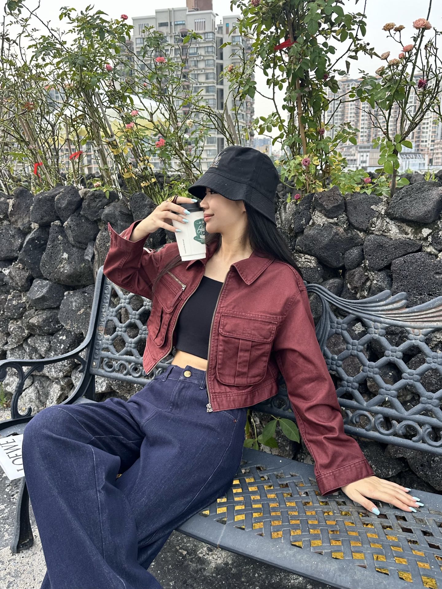 Side Embroidery Logo Wide Leg Jeans Y2k High Waist Denim Pants 6 i1755437161954 9180 0 5