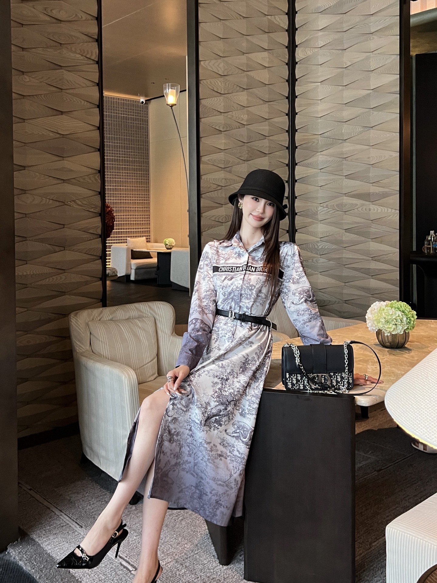 DIO* Letter Gradient Pattern Dress With Belt - Exclusive Design 6 i1755964898038 4248 0 5