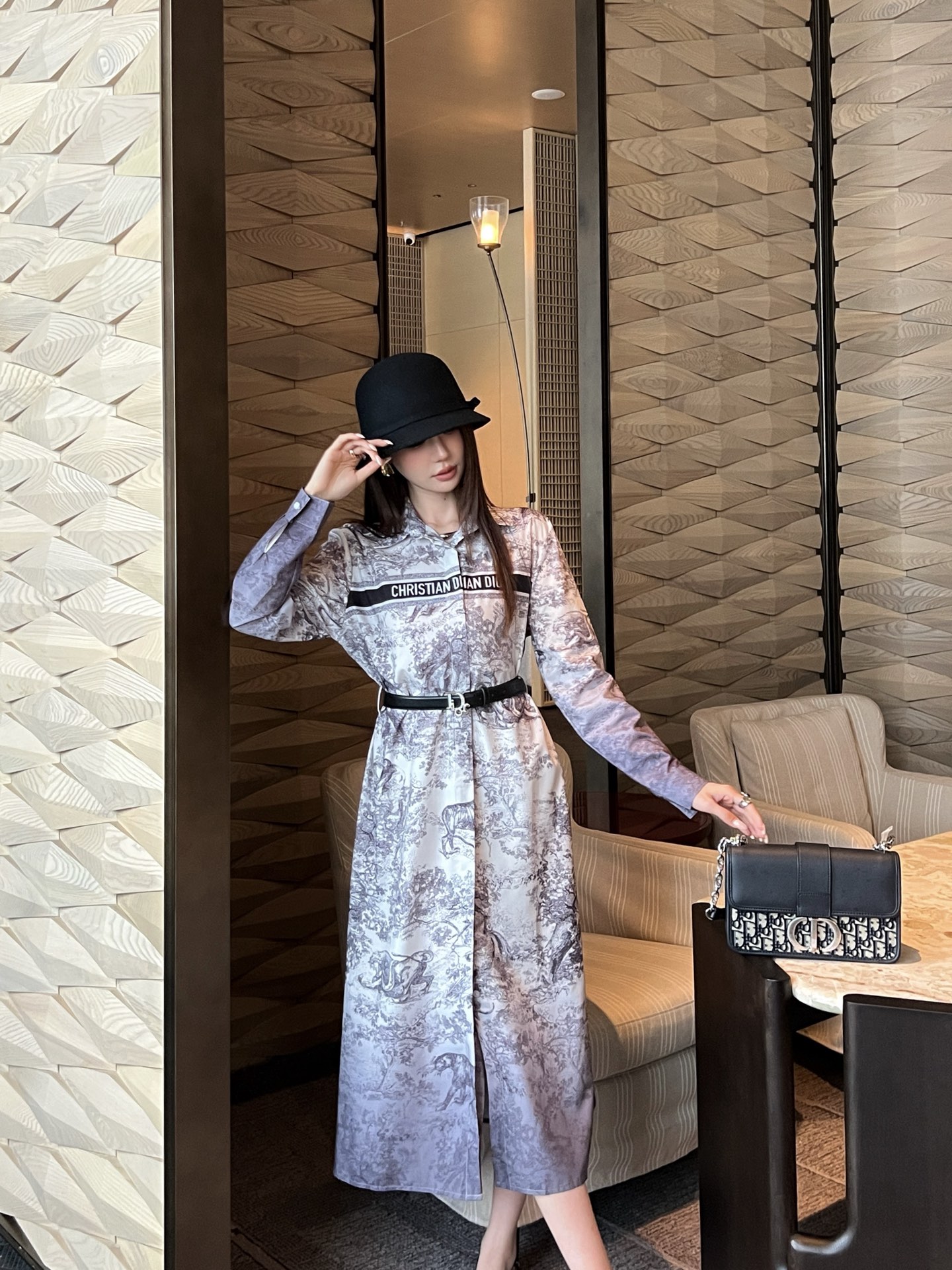 DIO* Letter Gradient Pattern Dress With Belt - Exclusive Design 4 i1755964899050 4672 0 3