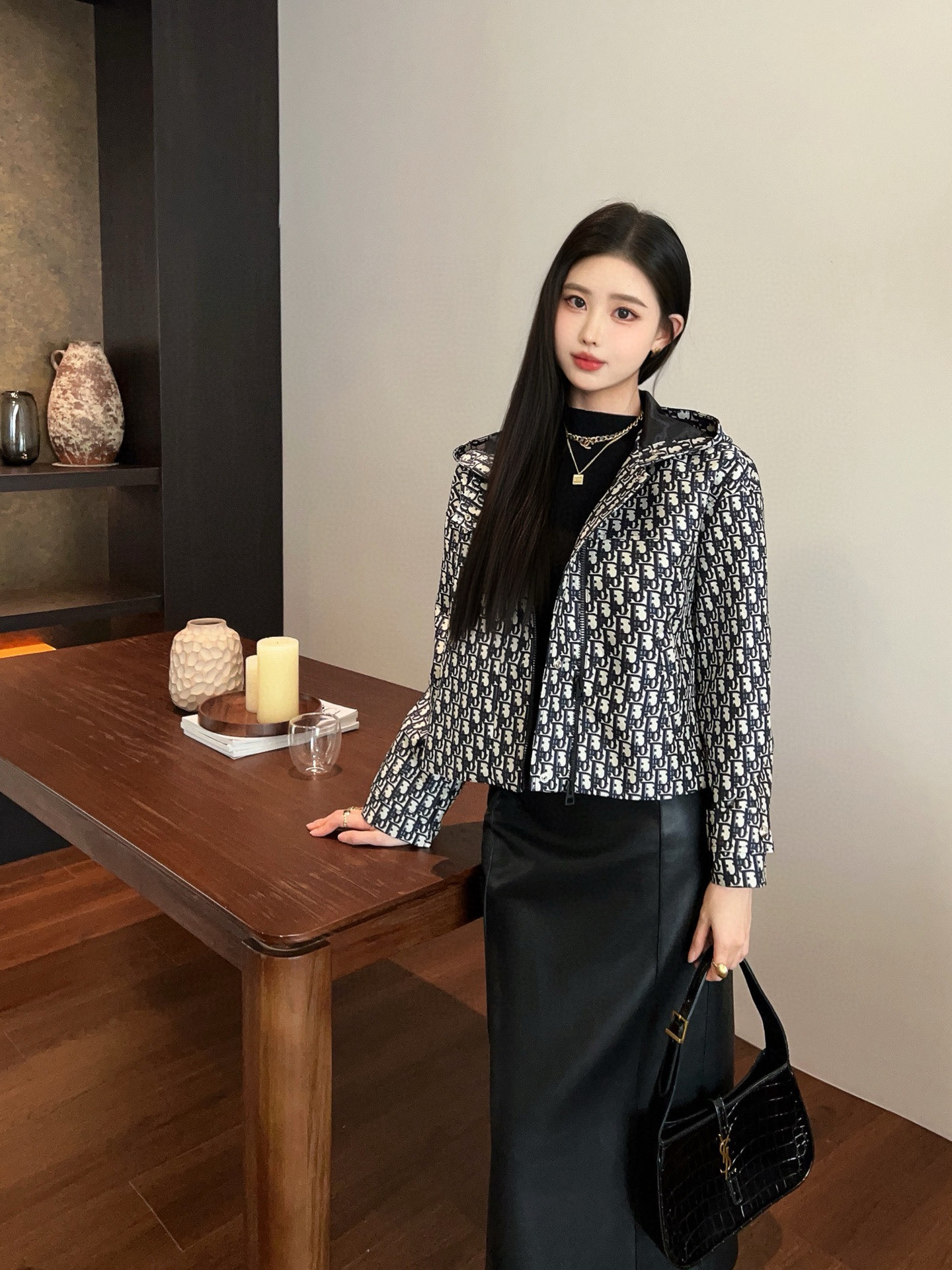 Dior Oblique Pattern Hooded Jacket, Classic and Fashionable Design 1 i1757605957595 2537 0 0