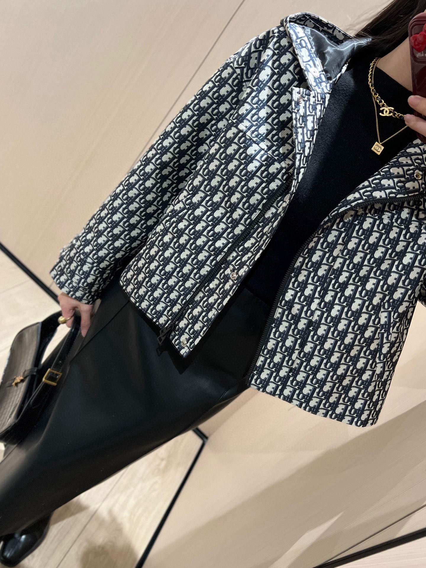 Dior Oblique Pattern Hooded Jacket, Classic and Fashionable Design 4 i1757605957668 9017 0 3