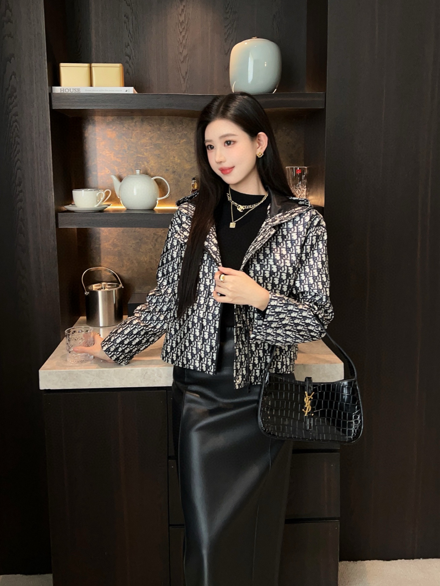 Dior Oblique Pattern Hooded Jacket, Classic and Fashionable Design 3 i1757605959792 2595 0 2