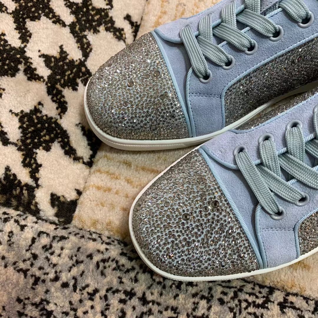 Cl Gris transparente Precio de fábrica 250christian louboutin (CL zapatos inferiores rojos) serie de