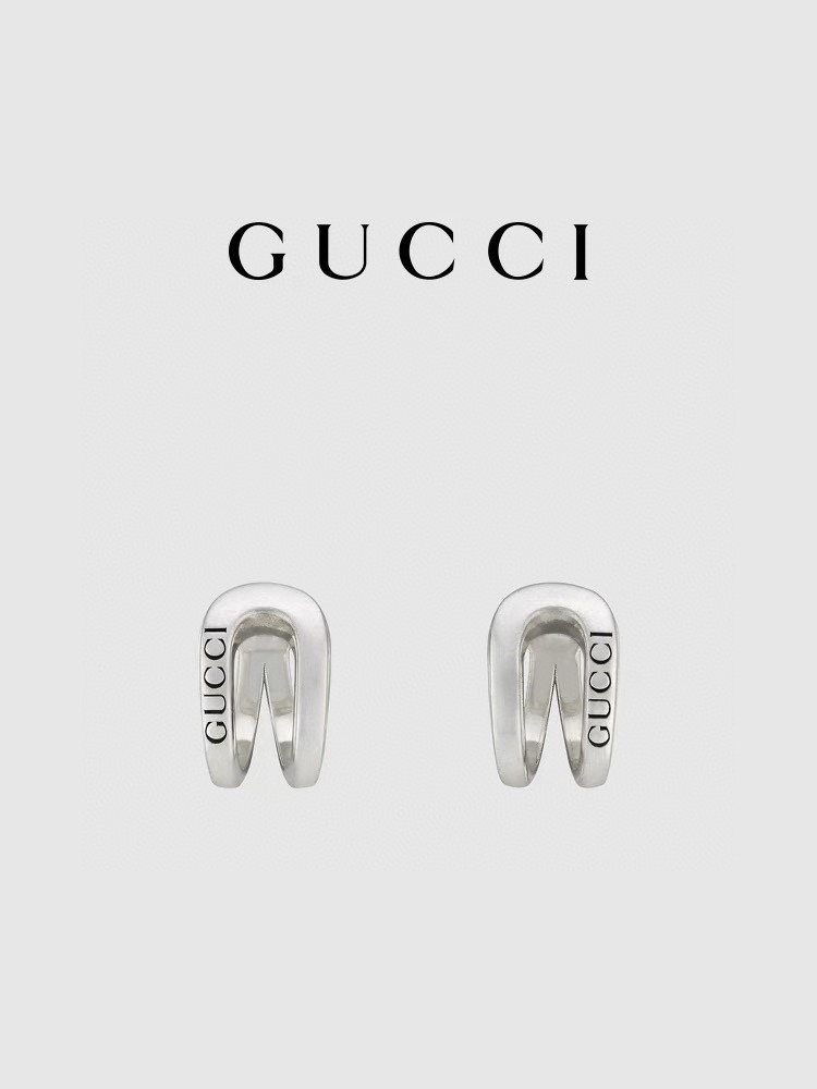 NO:384684,[New style] GUCCI Gucci wrapping horse tie single-sided earrings, jewelry boutique, gucci, gucci, earrings19860909[新款]GUCCI古驰包裹式马衔扣单边耳环,饰品精品,gucci,gucci,earrings,Jewelry