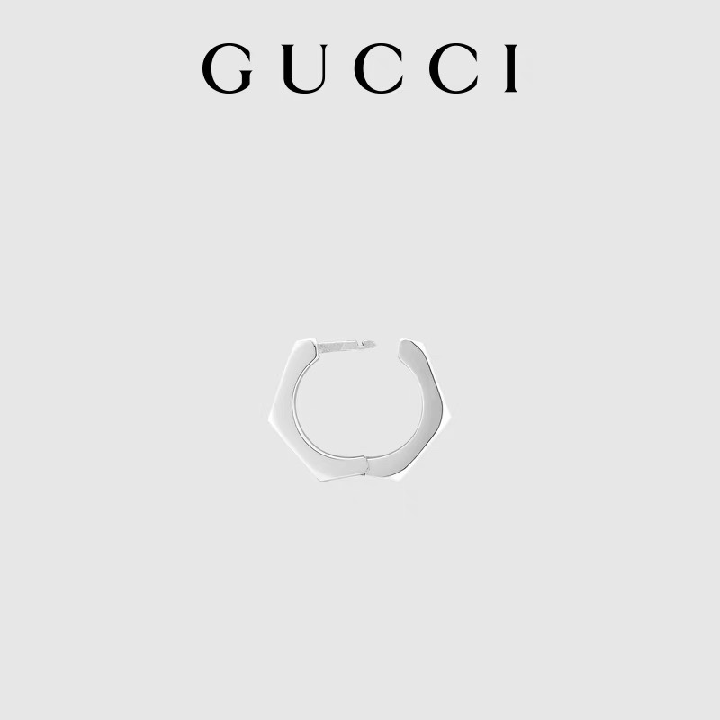 最新款式GUCCI古驰商标刻花耳环 2