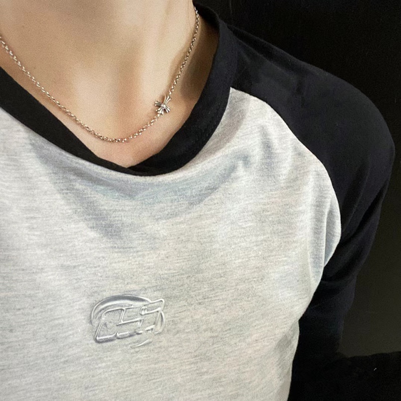 NO:111518,Croatian cross clavicle necklace retro old punk hip-hop trend simple girl necklace, jewelry boutique, chrome hearts, necklace19860909克罗伈十字架锁骨项链复古做旧朋克嘻哈潮流简约女生项链,饰品精品,chrome hearts,necklace,Jewelry