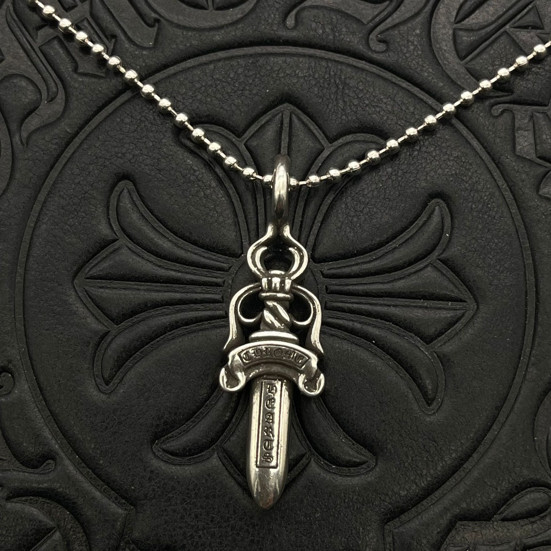 CH潮牌クローゼットネックレス - 男女兼用のシンプルな単環デザイン