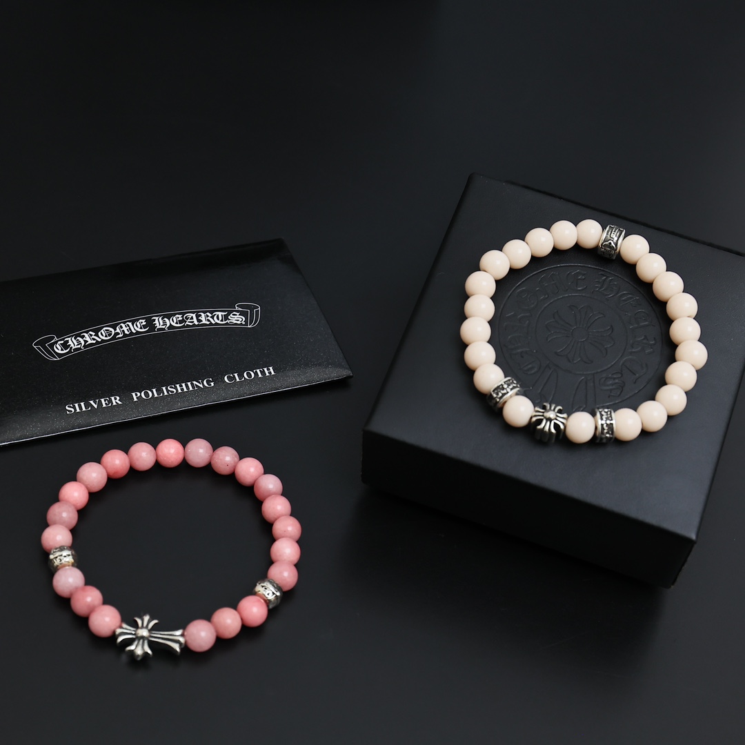 NO:106226,Too handsome and exciting the latest model Croxin, no explosion, factory direct sales, original one-to-one reproduction, Croxin retro bracelet, jewelry boutique, chrome hearts19860909太帅爆了最新款克罗心 不爆不发 厂家直销 原版一比一复刻 克罗心复古手串,饰品精品,chrome hearts,Jewelry