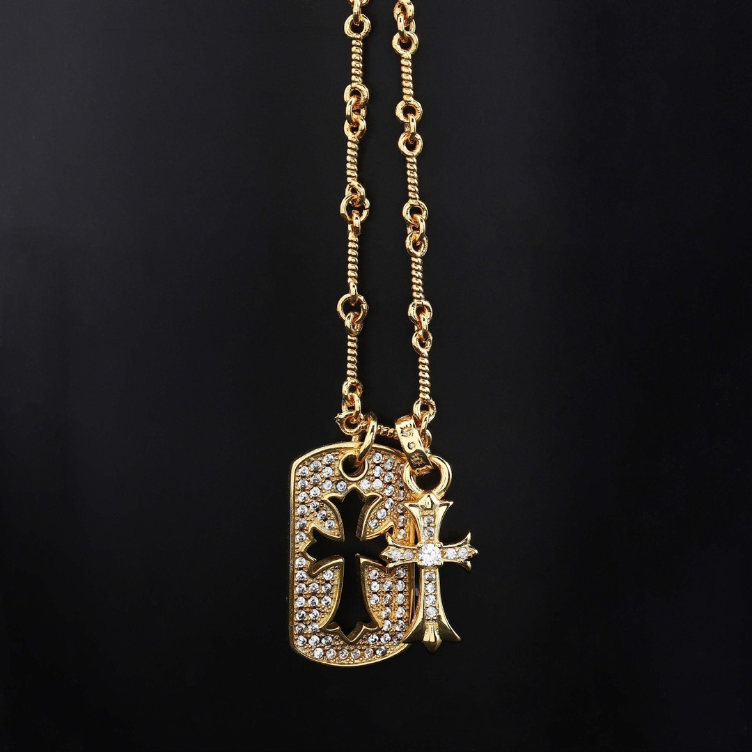 NO:112305,Zong Ke Luo Xintai Silver Chronicle Full Diamond Military Flower Cross Necklace Men and Women Hip Hop Clavicle Chain Sweater Chain Necklace Pendant, Jewelry Boutique, Chrome Hearts, Sweaters, Necklace19860909宗克罗心泰银ch满钻军花十字架项链男女嘻哈锁骨链毛衣链项链坠,饰品精品,chrome hearts,sweaters,necklace,Jewelry