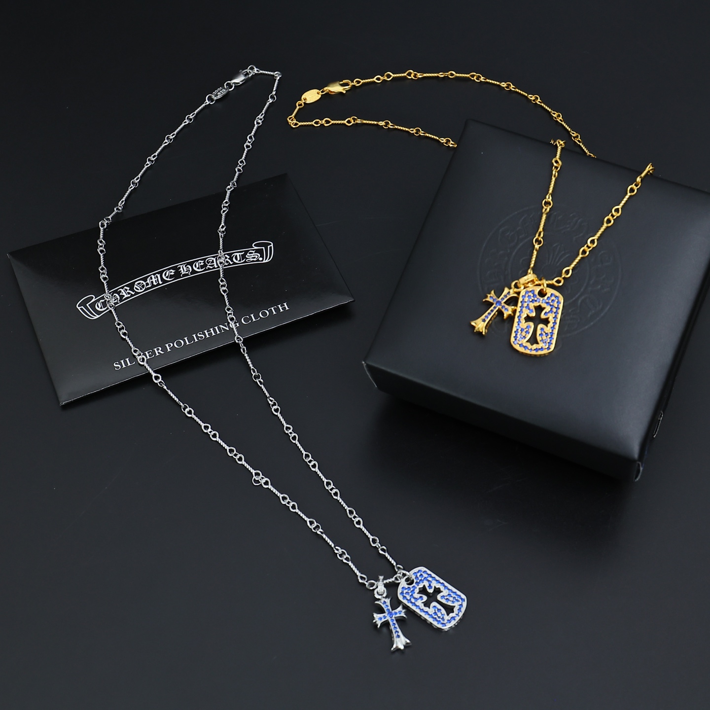 NO:115525,Too handsome and exciting the latest model Croxin, no explosion, factory direct sales, original one-to-one reproduction, Croxin retro necklace, jewelry boutique, chrome hearts, necklace19860909太帅爆了最新款克罗心 不爆不发 厂家直销 原版一比一复刻 克罗心复古项链,饰品精品,chrome hearts,necklace,Jewelry