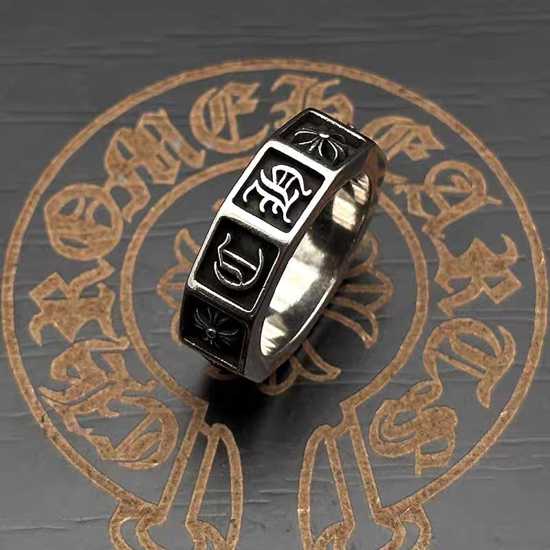 NO:105296,Retro cross flower ring men and women made old Croheart style polygon cross niche hip-hop couple ring size 6-11, jewelry boutique, chrome hearts,ring19860909复古十字花戒指男女做旧克罗心风格多边形十字架小众嘻哈情侣指环尺寸6-11,饰品精品,chrome hearts,ring,Jewelry