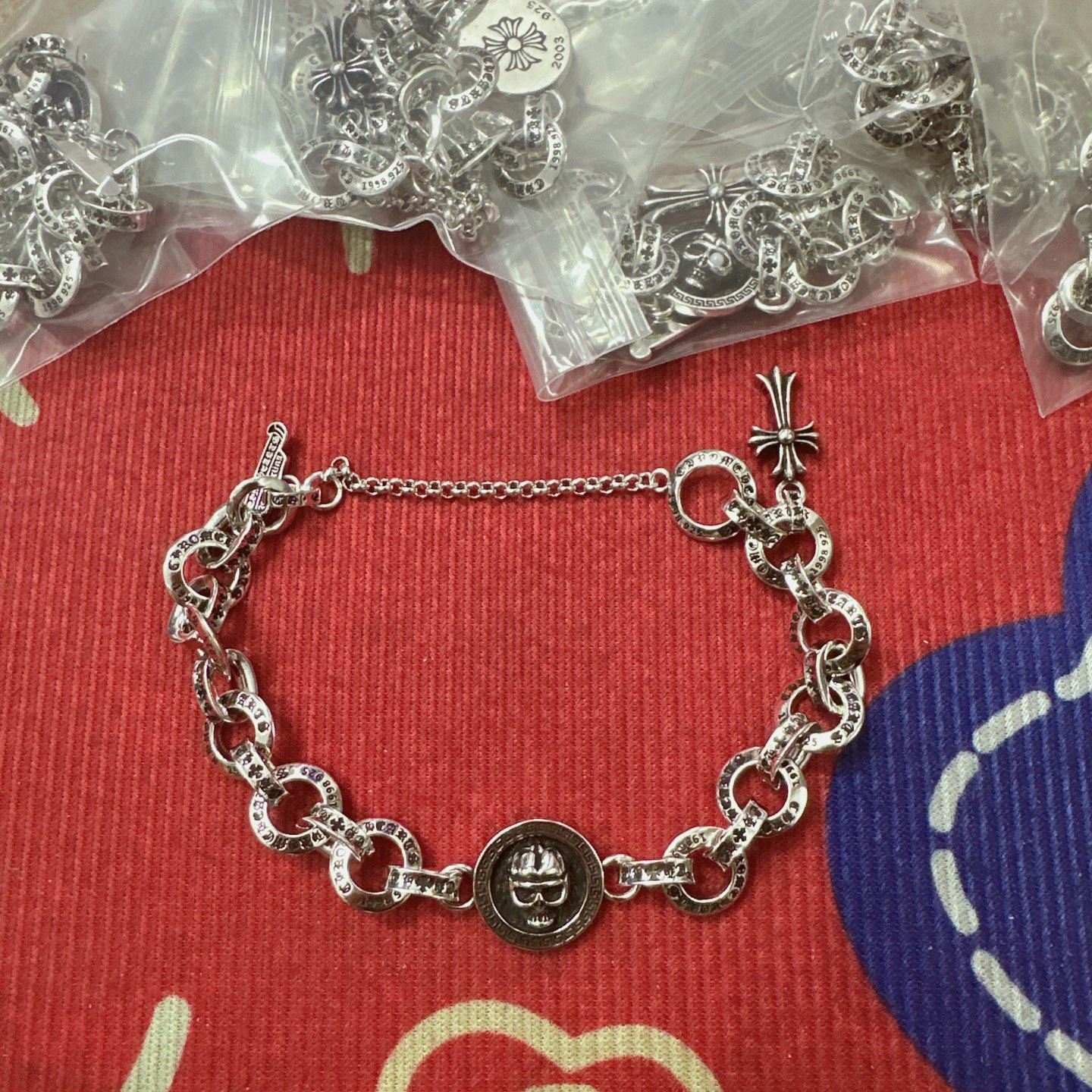 NO:105470,Croxin's latest bracelet, jewelry boutique, chrome hearts, bracelet19860909克罗心最新款手链,饰品精品,chrome hearts,bracelet,Jewelry