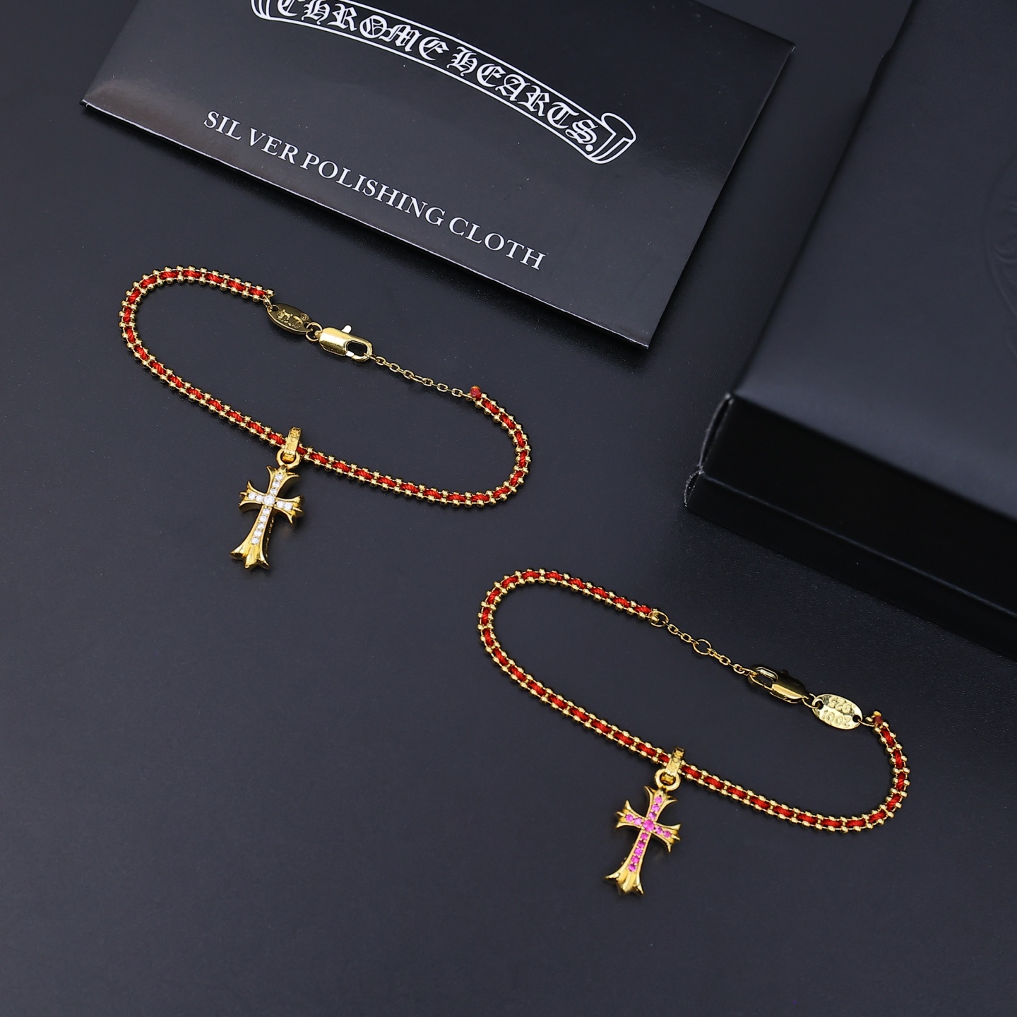 NO:107968,Croxin true gold electroplated bracelet new style design versatile hand jewelry, jewelry boutique, chrome hearts, bracelet19860909克罗心真金电镀编织手链新款设计感百搭手饰,饰品精品,chrome hearts,bracelet,Jewelry