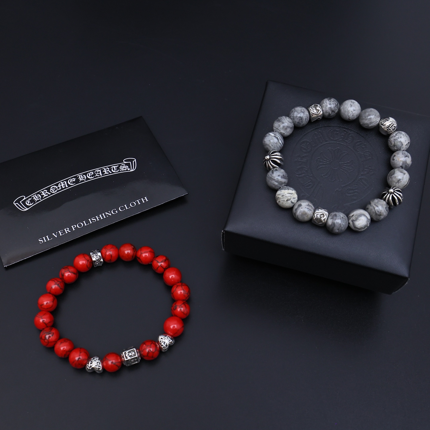 NO:381376,Valentine's Day Chinese Valentine's Day Ceremony is so cool. The latest model of Croxin is not explosive or released. Direct sales from the manufacturer. Original one-to-one reproduction. Croxin retro bracelets, jewelry boutiques, chrome hearts19860909情人节七夕之礼 太帅爆了最新款克罗心 不爆不发 厂家直销 原版一比一复刻 克罗心复古手串,饰品精品,chrome hearts,Jewelry