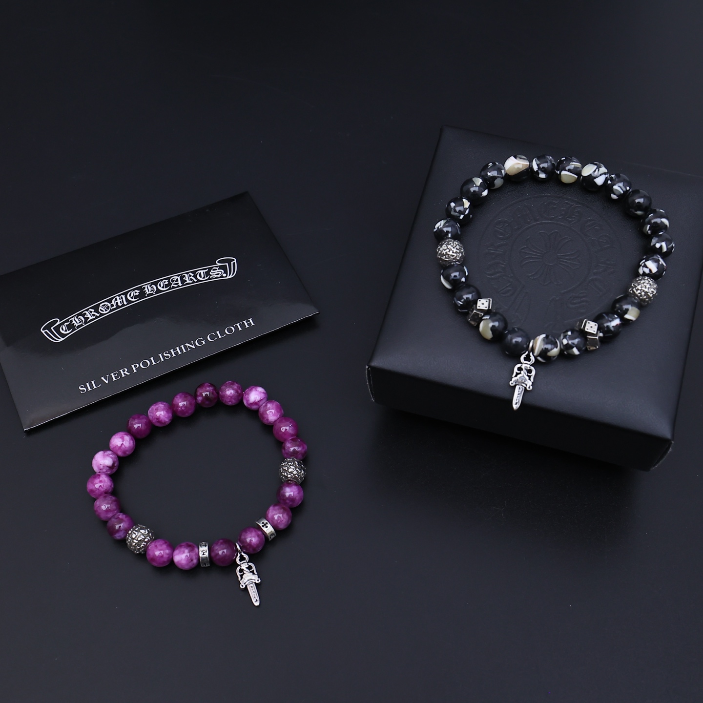 NO:381373,Too handsome and exciting the latest model Croxin, no explosion, factory direct sales, original one-to-one reproduction, Croxin retro bracelet, jewelry boutique, chrome hearts19860909太帅爆了最新款克罗心 不爆不发 厂家直销 原版一比一复刻 克罗心复古手串,饰品精品,chrome hearts,Jewelry