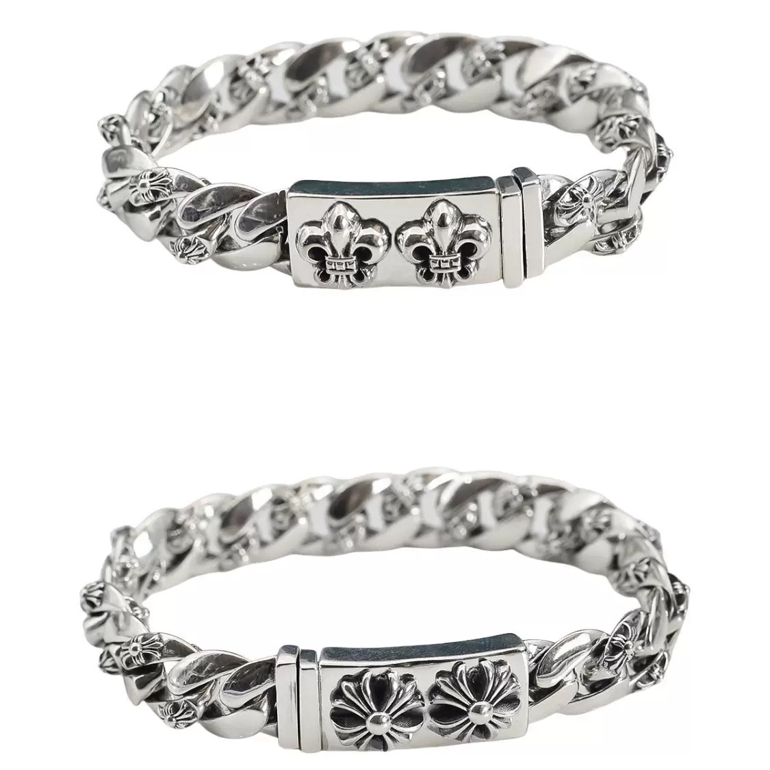 NO:110539,Trendy retro punk hip-hop scout flower anchor bracelet fashion street personality domineering simple men's bracelet, jewelry boutique, bracelet19860909潮流复古朋克嘻哈童军花船锚手链时尚街头个性霸气简约男士手链,饰品精品,bracelet,Jewelry