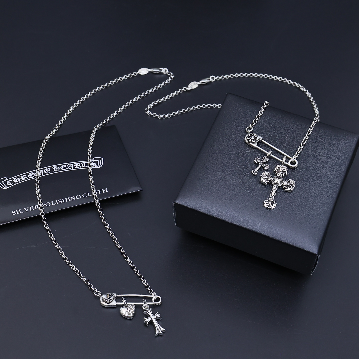 NO:377893,Croxin counter hits, direct sales price of the manufacturer, original one to one replica of the same style as men and women, Croxin necklace, jewelry boutique, chrome hearts, necklace19860909克罗心专柜爆款 厂家直销价 原版一比一复刻 男女同款 克罗心项链,饰品精品,chrome hearts,necklace,Jewelry