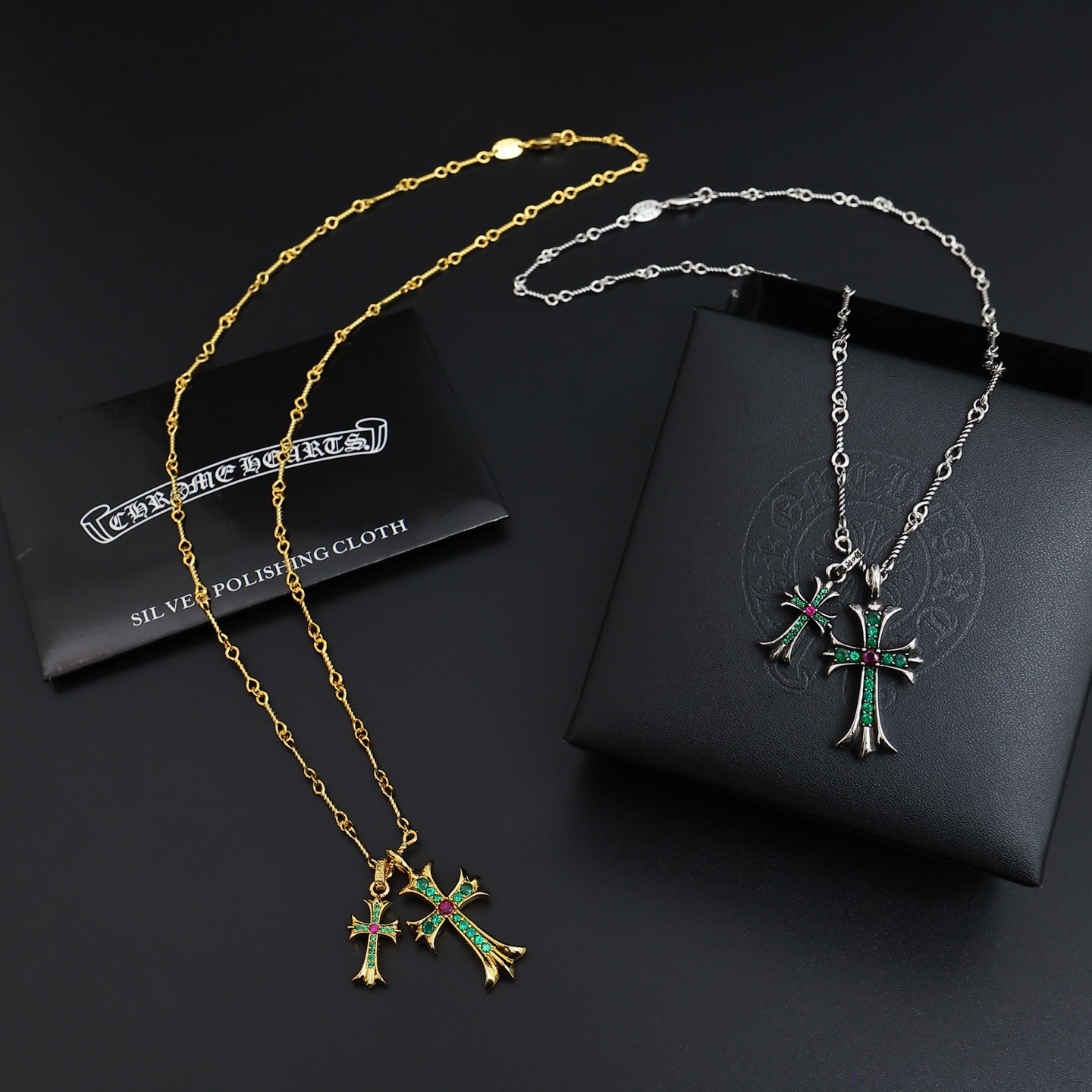 NO:381345,Too handsome and exciting the latest model Croxin, no explosion, factory direct sales, original one-to-one reproduction, Croxin necklace, jewelry boutique, chrome hearts, necklace19860909太帅爆了最新款克罗心 不爆不发 厂家直销 原版一比一复刻 克罗心项链,饰品精品,chrome hearts,necklace,Jewelry