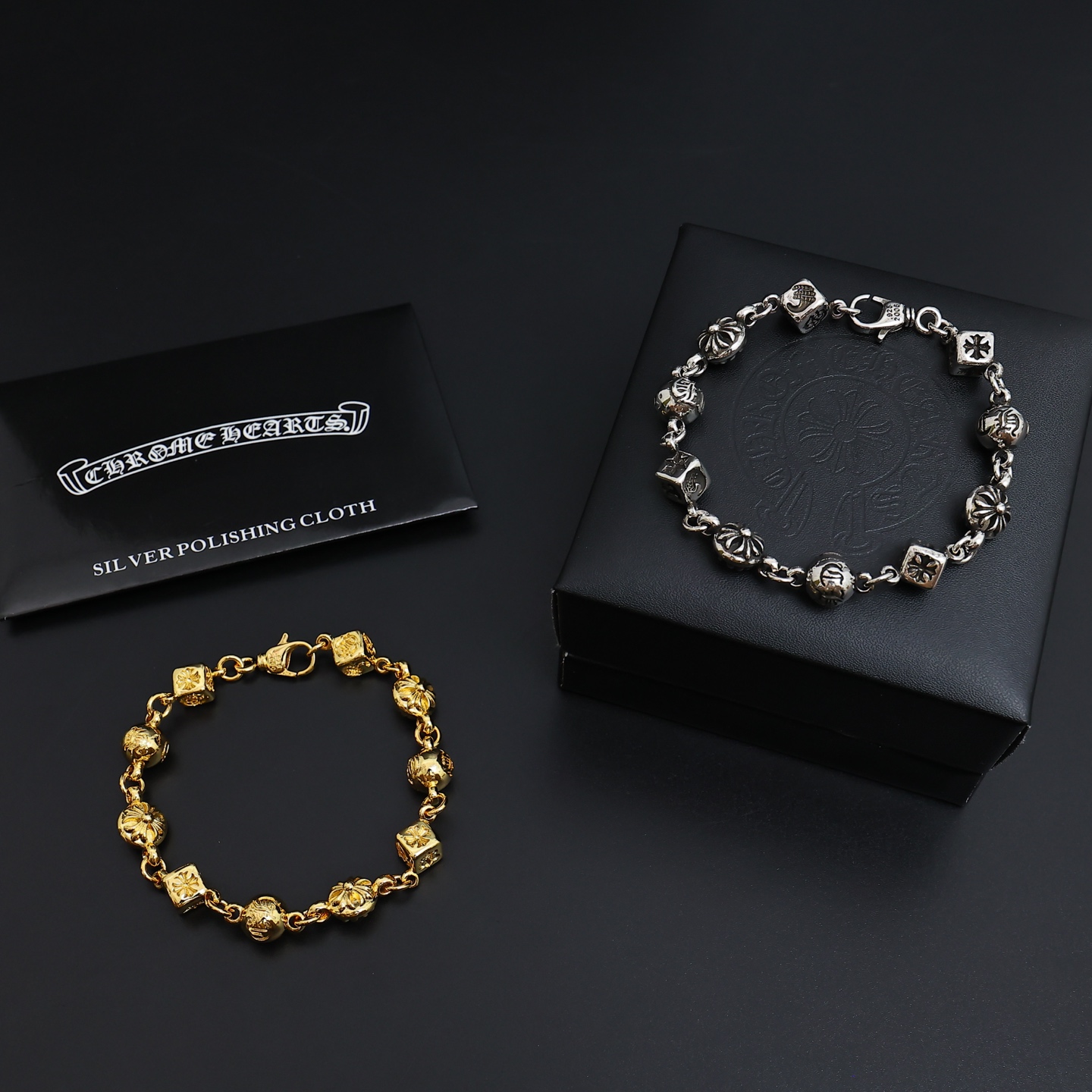 NO:381575,Too handsome and exciting the latest model Crocelet, no explosion, direct sales from the manufacturer, original one to one replica, Crocelet bracelet, jewelry boutique, chrome hearts, bracelet19860909太帅爆了最新款克罗心 不爆不发 厂家直销 原版一比一复刻 克罗心手链,饰品精品,chrome hearts,bracelet,Jewelry