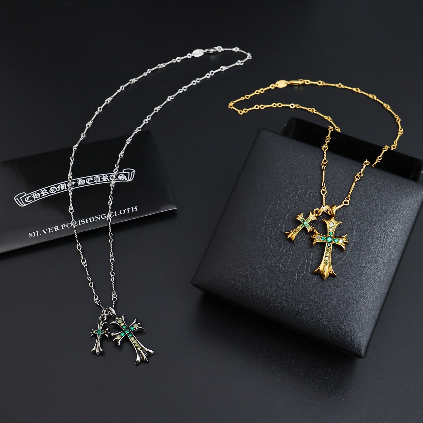 NO:381578,Too handsome and exciting the latest model Croxin, no explosion, factory direct sales, original one-to-one reproduction, Croxin necklace, jewelry boutique, chrome hearts, necklace19860909太帅爆了最新款克罗心 不爆不发 厂家直销 原版一比一复刻 克罗心项链,饰品精品,chrome hearts,necklace,Jewelry