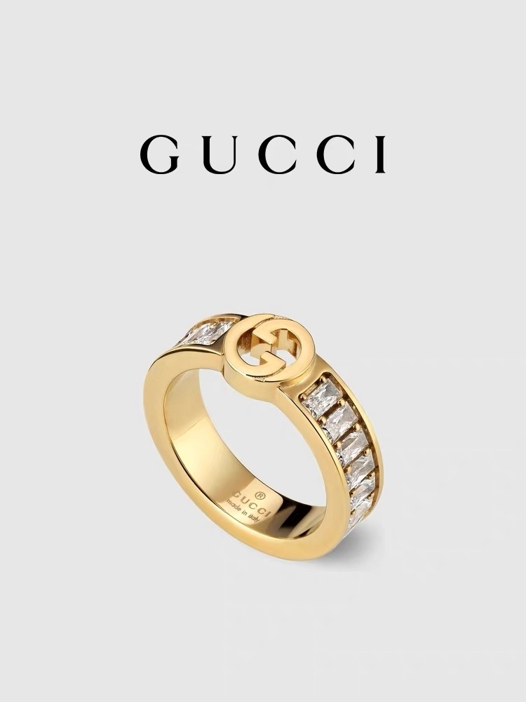 NO:379872,GUCCI Gucci Blondie series wide version crystal ring size 6-11, jewelry boutique, gucci, gucci, ring19860909GUCCI古驰Gucci Blondie系列宽版水晶戒指尺寸6-11,饰品精品,gucci,gucci,ring,Jewelry