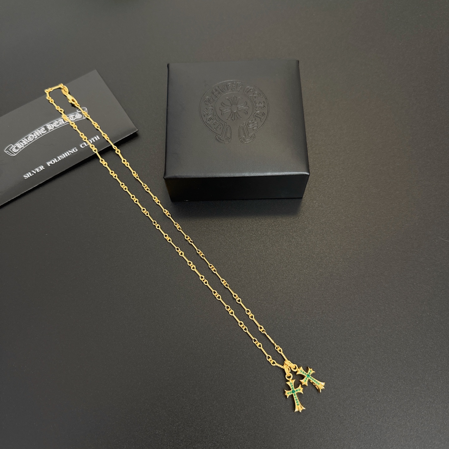 NO:380145,Too handsome and exciting the latest model Croxin, no explosion, factory direct sales, original one-to-one reproduction, Croxin necklace, jewelry boutique, chrome hearts, necklace19860909太帅爆了最新款克罗心 不爆不发 厂家直销 原版一比一复刻 克罗心项链,饰品精品,chrome hearts,necklace,Jewelry