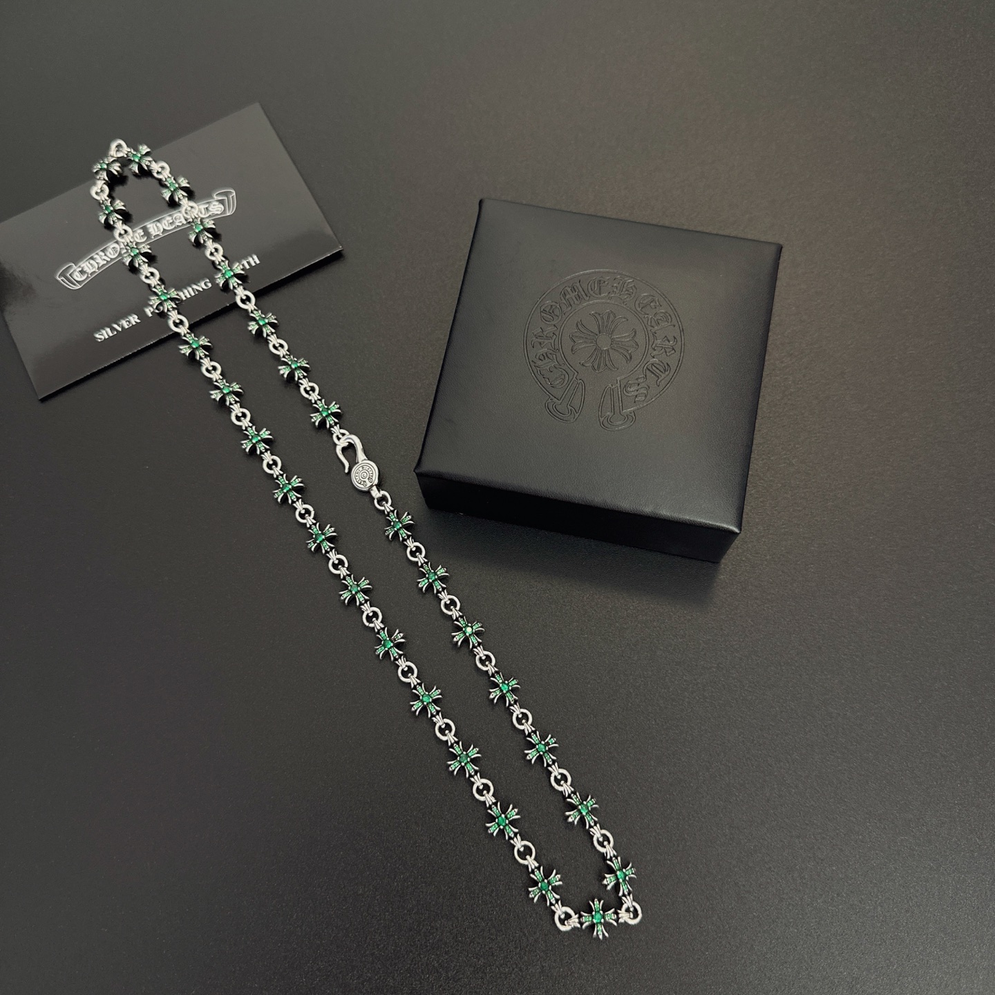 NO:381576,Too handsome and exciting the latest model Croxin, no explosion, factory direct sales, original one-to-one reproduction, Croxin necklace, jewelry boutique, chrome hearts, necklace19860909太帅爆了最新款克罗心 不爆不发 厂家直销 原版一比一复刻 克罗心项链,饰品精品,chrome hearts,necklace,Jewelry