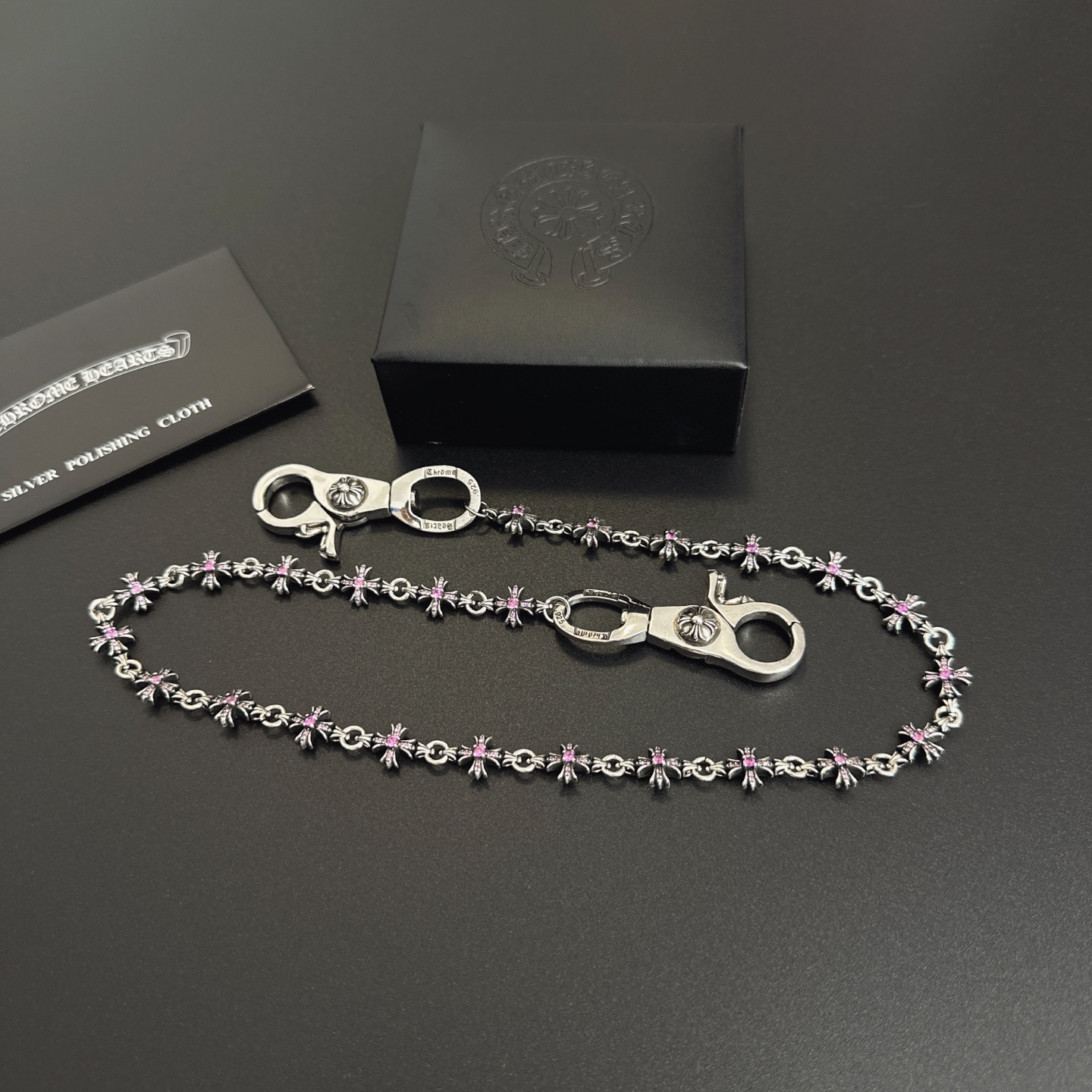 NO:383150,Too handsome and exciting the latest model Croxin, no explosion, factory direct sales, original one-to-one reproduction Croxin, jewelry boutique, chrome hearts19860909太帅爆了最新款克罗心 不爆不发 厂家直销 原版一比一复刻 克罗心,饰品精品,chrome hearts,Jewelry