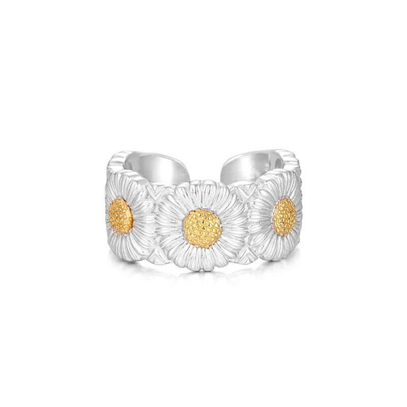 325-YEAR-OLD SILVER DAISIES RING - 图片 2