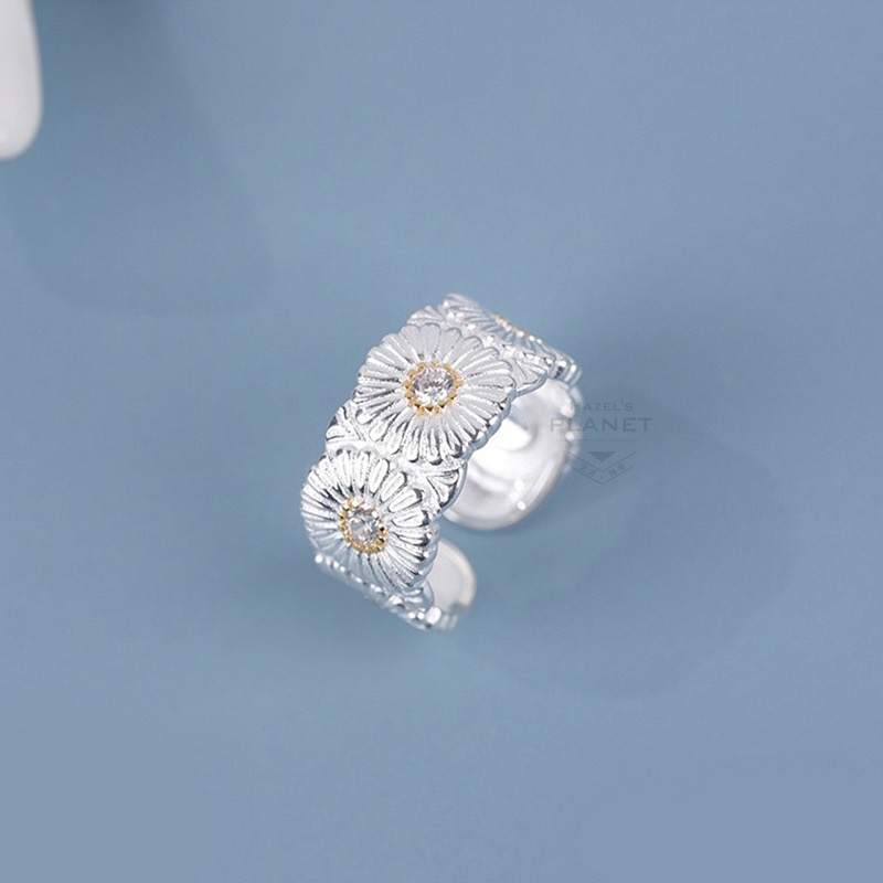 “Karen’s Daisy Ring: A Timeless Symbol of Love and Connection” - 图片 3