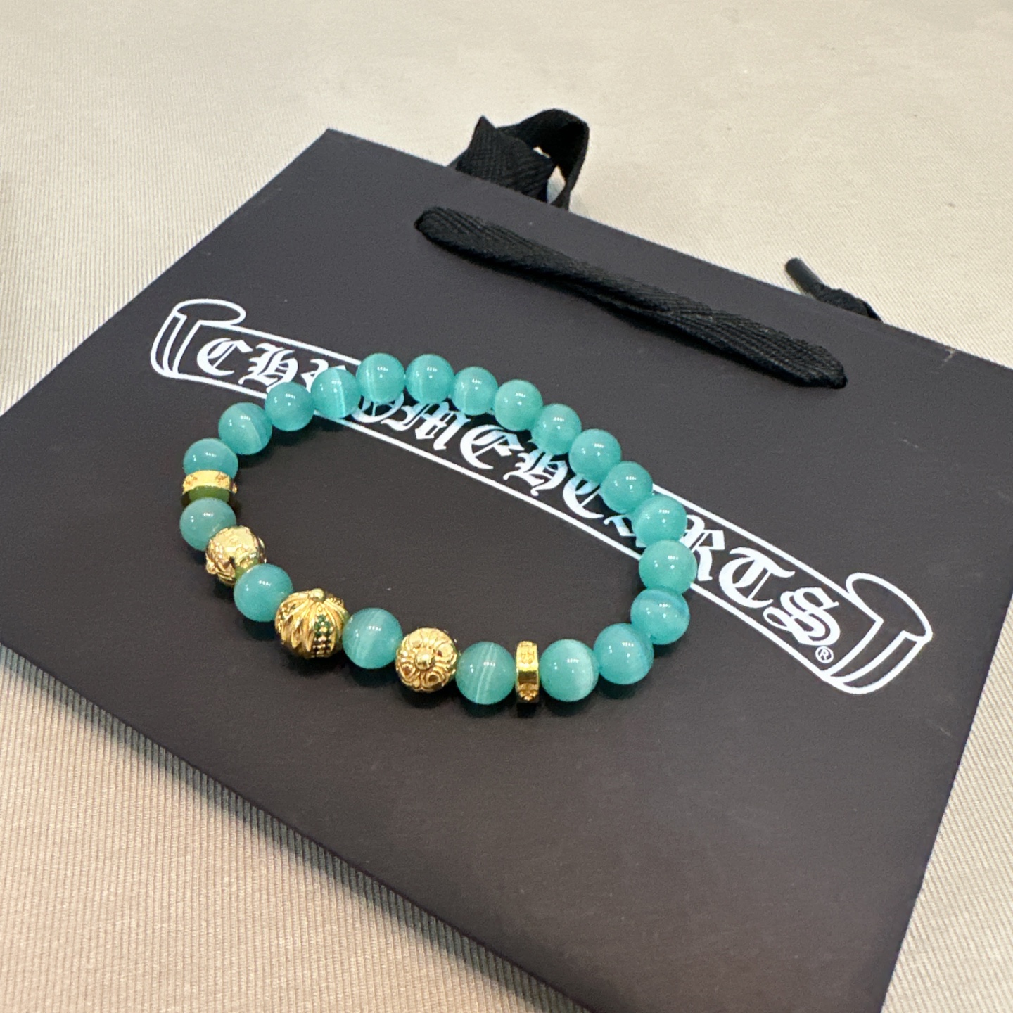 NO:380170,Croxin Manufacturer direct sales price Original one-to-one reproduction, same style for men and women Croxin natural bracelet, jewelry boutique, chrome hearts, bracelet19860909克罗心 厂家直销价 原版一比一复刻 男女同款 克罗心天然手链,饰品精品,chrome hearts,bracelet,Jewelry