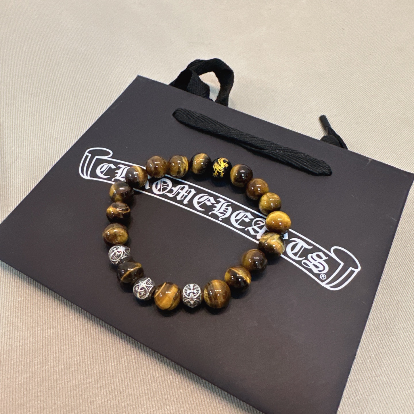 NO:380613,Too handsome and exciting the latest model Croxin, no explosion, factory direct sales, original one-to-one reproduction, Croxin retro bracelet, jewelry boutique, chrome hearts19860909太帅爆了最新款克罗心 不爆不发 厂家直销 原版一比一复刻 克罗心复古手串,饰品精品,chrome hearts,Jewelry