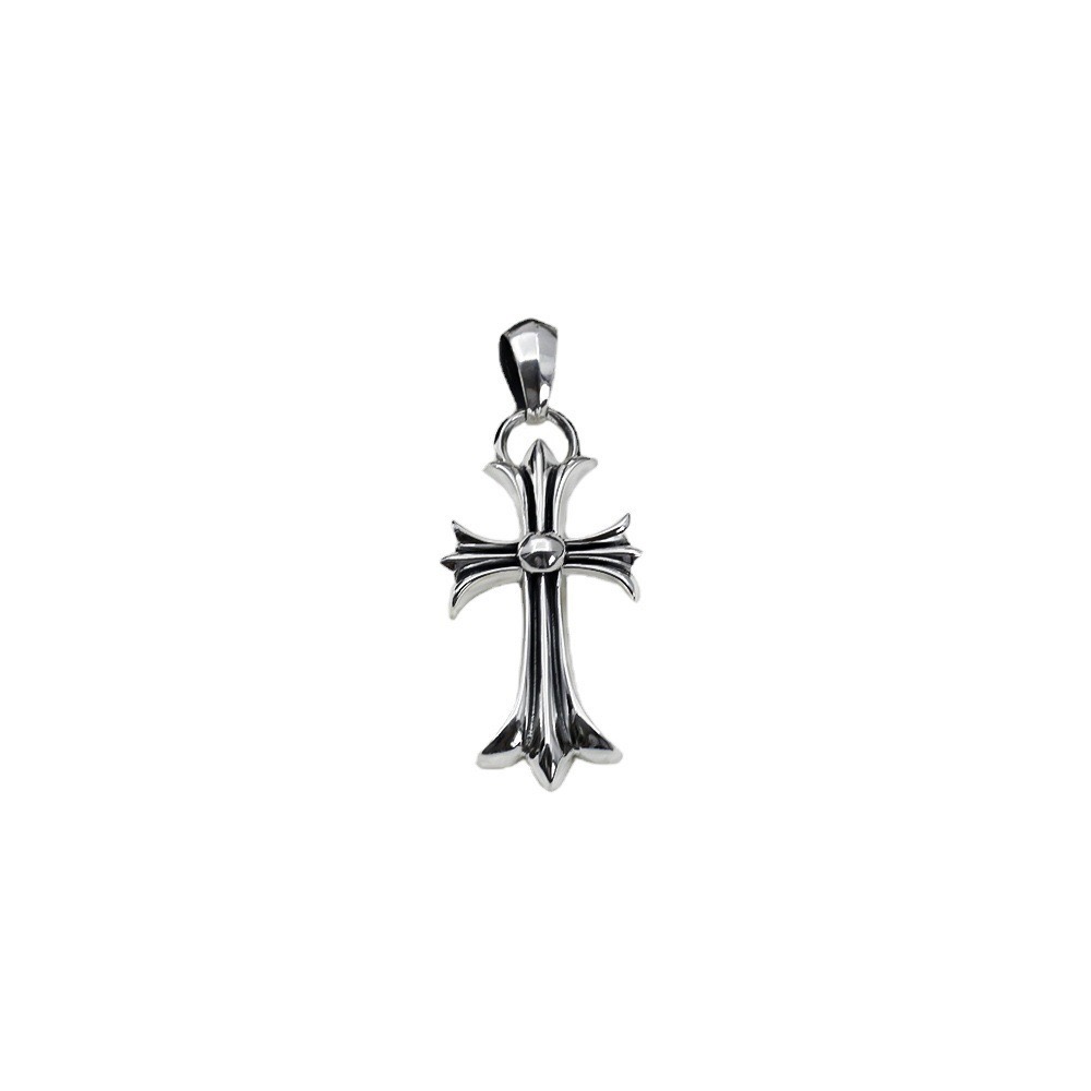 Chrome Hearts 潮轩克罗心项链欧美十字链项链男女款情侣个性小众高级吊坠配饰