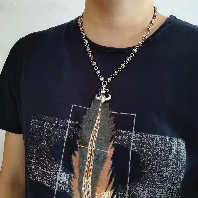 Chrome Hearts 欧美十字链项链男女款锁骨链