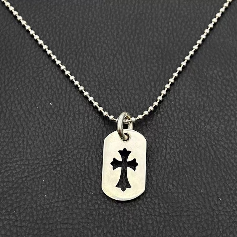 NO:583357,Decorated Qianxi retro medium size hollow cross military brand necklace tag European and American hip-hop personality pendant classic style, jewelry boutique, necklace19860909饰仟禧复古中号镂空十字架军牌项链吊牌欧美嘻哈个性吊坠经典款,饰品精品,necklace,Jewelry